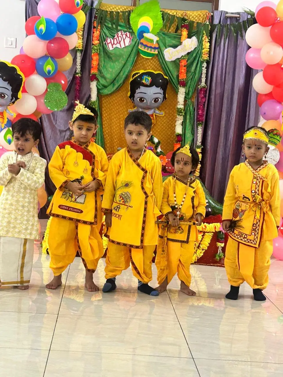 Little moments from the Janmashtami celebration